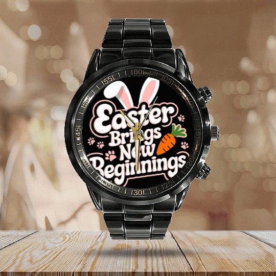 Easter Brings New Beginnings – Celebrate the Joy! Calendar Steel Band Watch