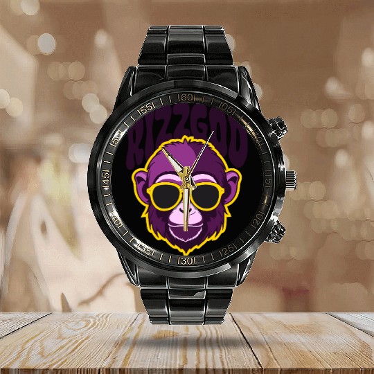 Rizz God – Ultimate Ape Charm Calendar Steel Band Watch