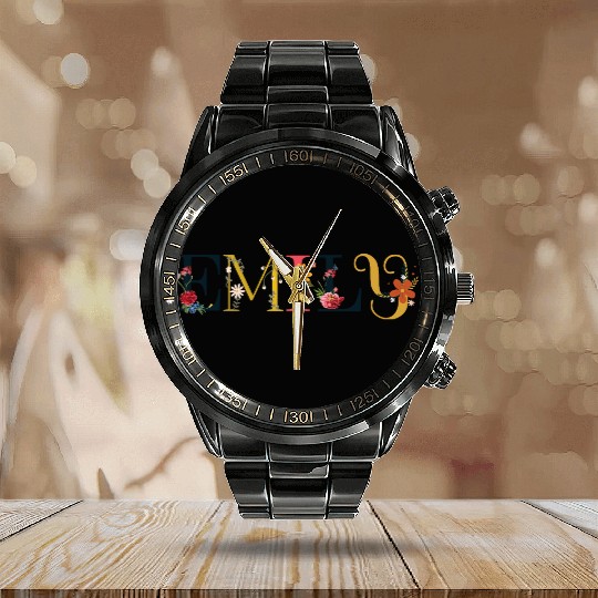 Emily Calendar Steel Band Watch