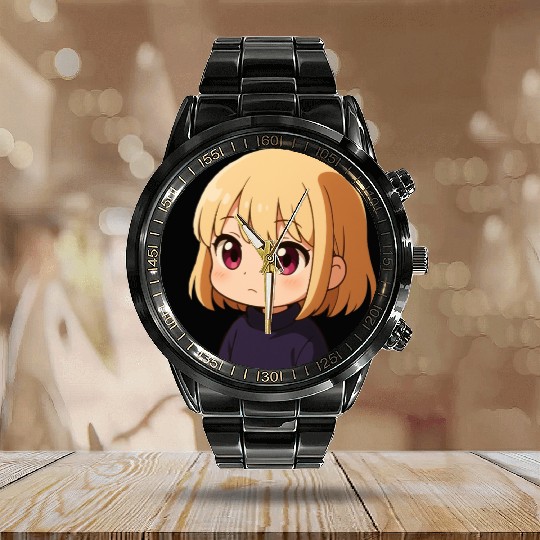 Cha Hae-In chibi version Calendar Steel Band Watch