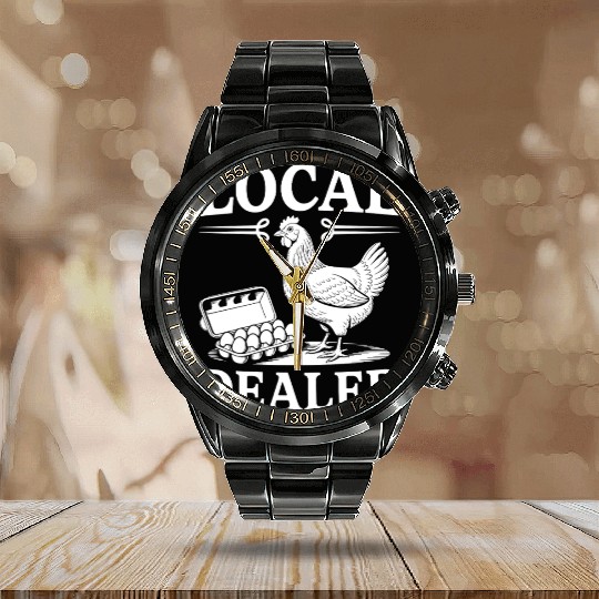 Egg Hunt Local Egg Dealer Easter Sunday Egg Calendar Steel Band Watch
