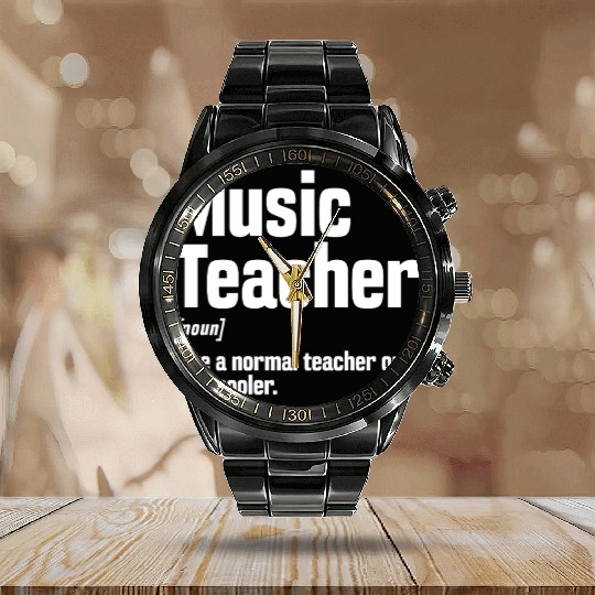 Music Teacher Definition Calendar Steel Band Watch