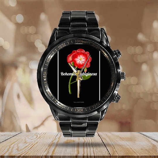 Bohemian rubiginosa Calendar Steel Band Watch
