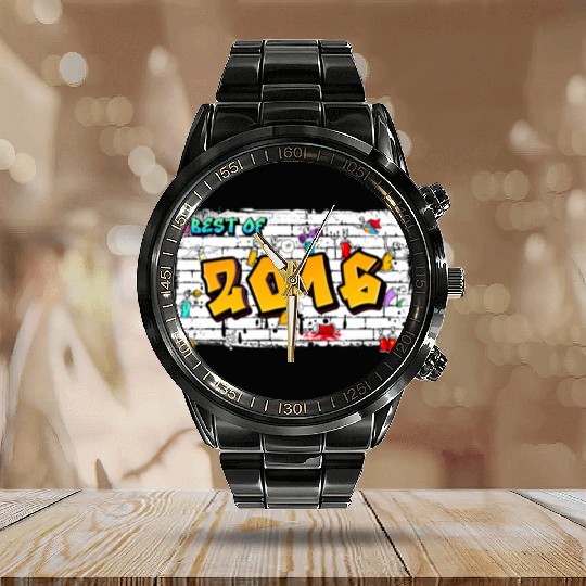 Urban Icon 2016 Graffiti – 9 Years of Bold Calendar Steel Band Watch