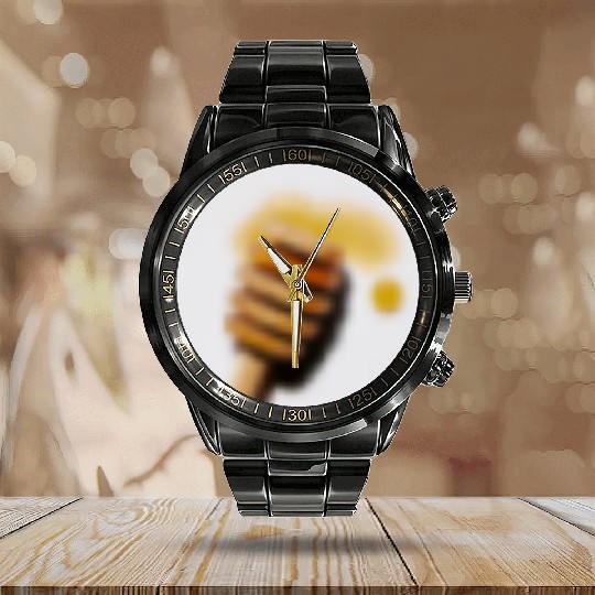 Not My First Rodeo Vintage Bronc Riding Cowboy Calendar Steel Band Watch
