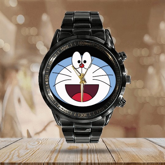 Doraemon Calendar Steel Band Watch