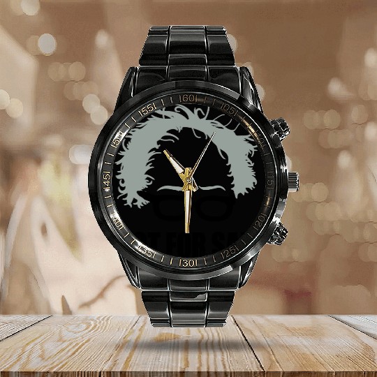 Bernie Sanders Not For Sale Calendar Steel Band Watch