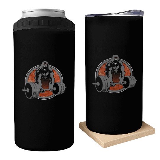 Gorilla Lifting Weightlifting Can Coolers
