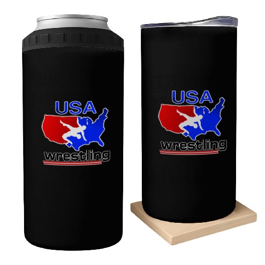 Team USA Wrestling Can Coolers