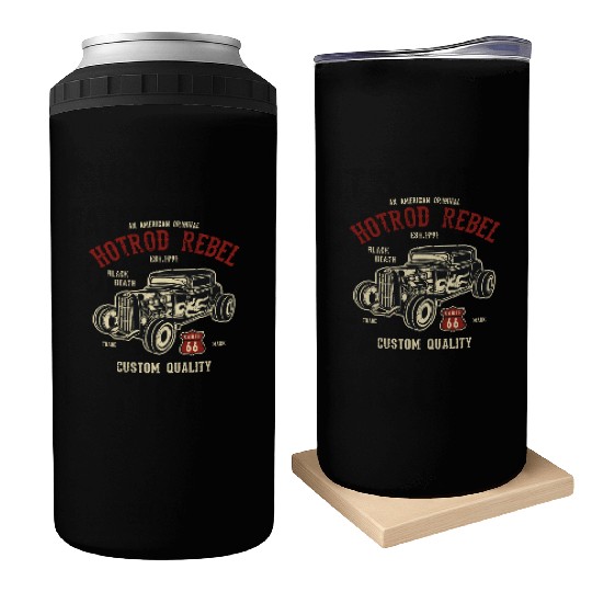 Hot Rod Rebel Can Coolers