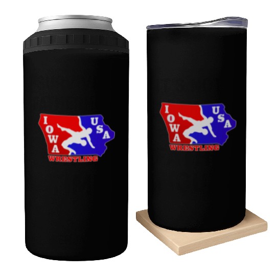 Iowa Team USA Wrestling Can Coolers