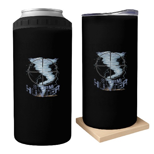Weather Tornado whirlwind Storm Hunter cool design Can Coolers