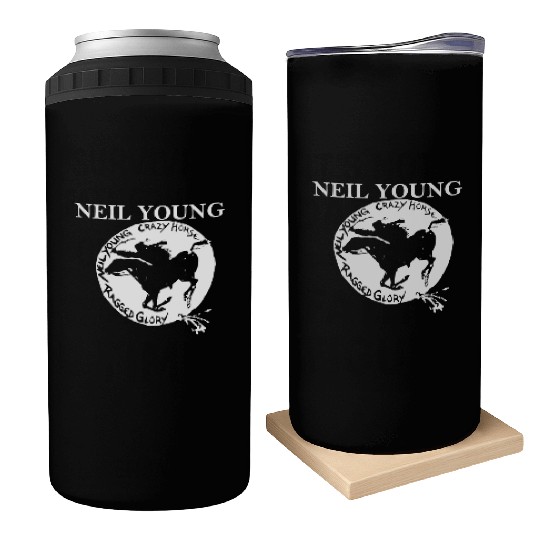 Neil Young Crazy Horse Unisex Retro Rock Horse Can Coolers