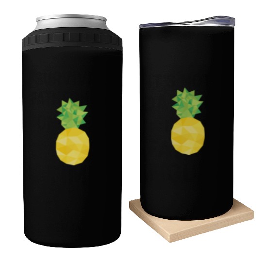 pineapple, pine apple, triangle, food Can Coolers