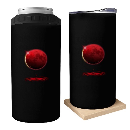 Vampire werewolf blood red moon eclipse Can Coolers