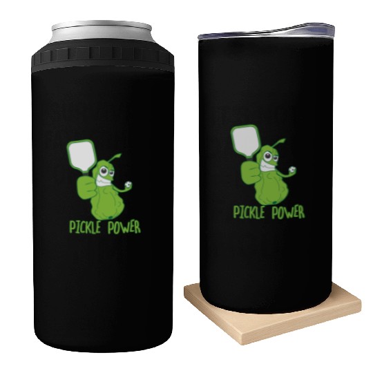 Pickleball Funny Pickle Power Can Coolers