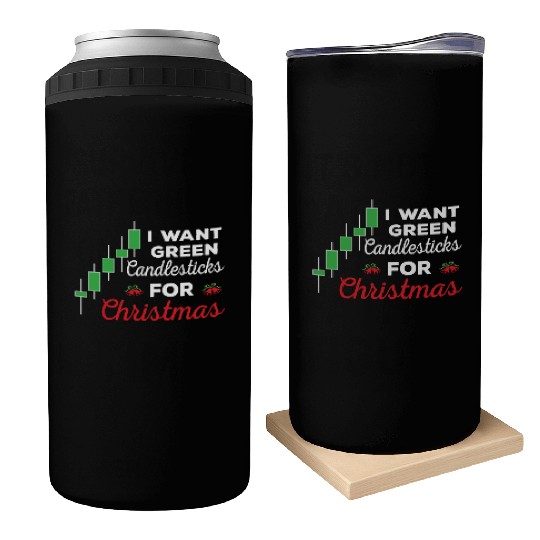 Funny Christmas Stock Market Trading Can Coolers