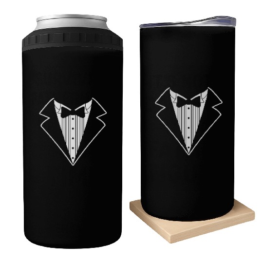 Tuxedo Can Coolers-Tux Can Coolers-Groomsmen Gifts, Groomsmen