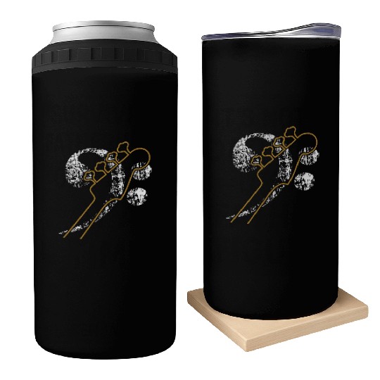 Bass Clef - Bass Guitar Can Coolers
