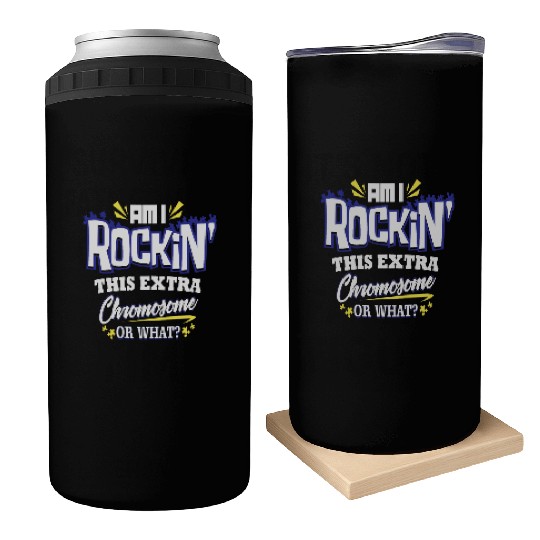 Down Syndrome Awareness Support Trisomy 21 Gift Can Coolers