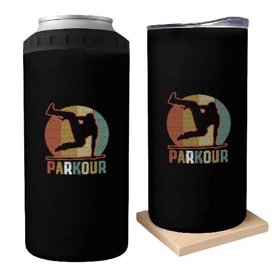 Youth Parkour design for Boys Can Coolers