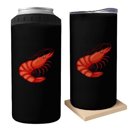 Shrimp Jitsu Mixed Martial Arts Fighter Shrimping Can Coolers