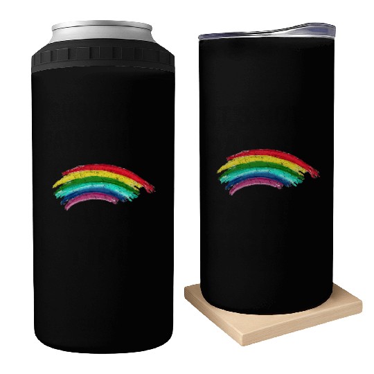 Vintage Full Rainbow Can Coolers
