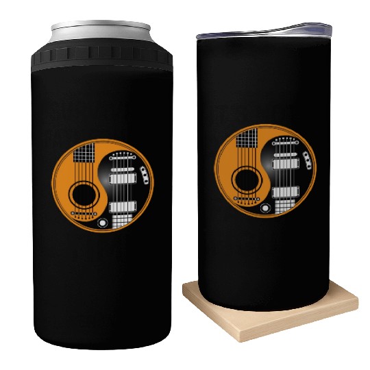 Guitar Ying Yang Can Coolers