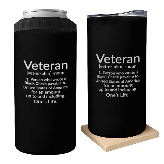 Veteran- Noun -Who Wrote Blank Check Payable To US Can Coolers