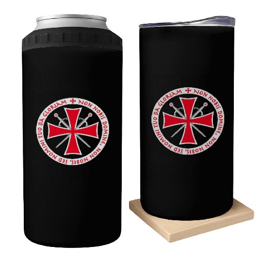 Knights Templar Cross Seal Can Coolers