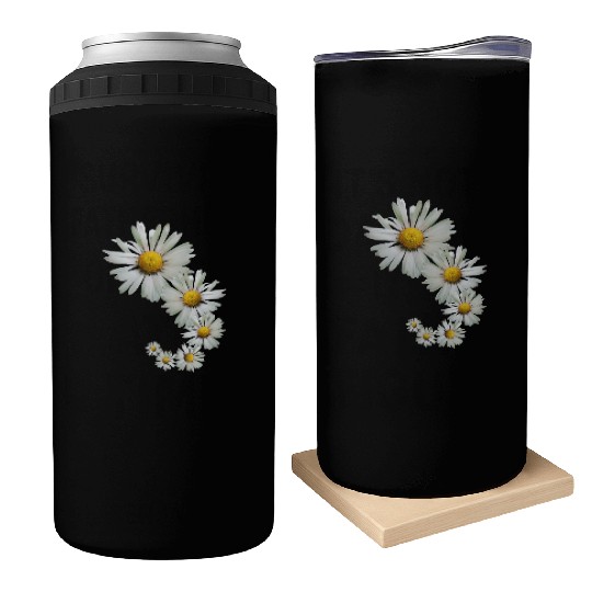 wonderful daisy flowers, blooming daisies, blooms Can Coolers