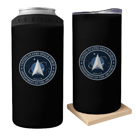 New Space Force Logo 2020 USSF Can Coolers