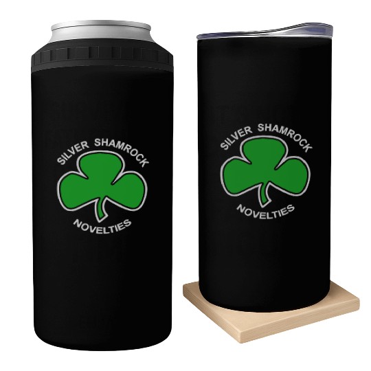 Silver Shamrock Novelties Can Coolers