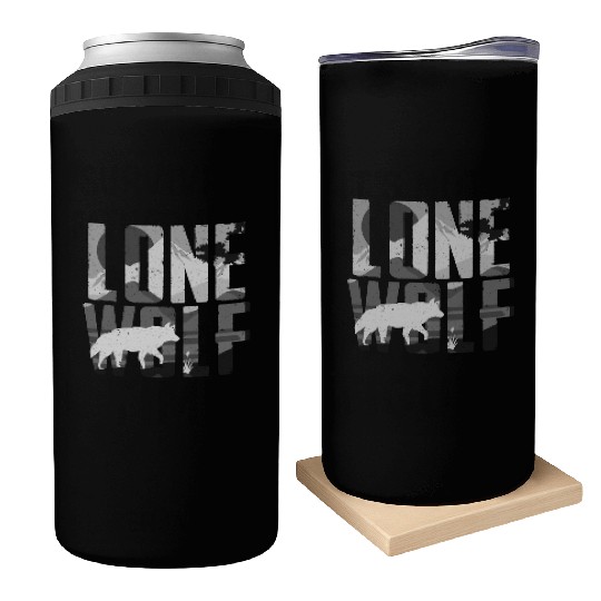 Lone Wolf Gift Can Coolers