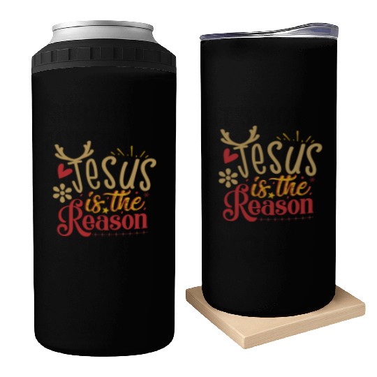 Jesus Is The Reason Christmas Holiday Religious Can Coolers
