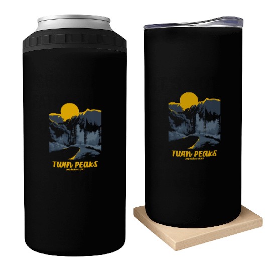 Twin Peaks Welcome To Twin Peaks Poster Can Coolers