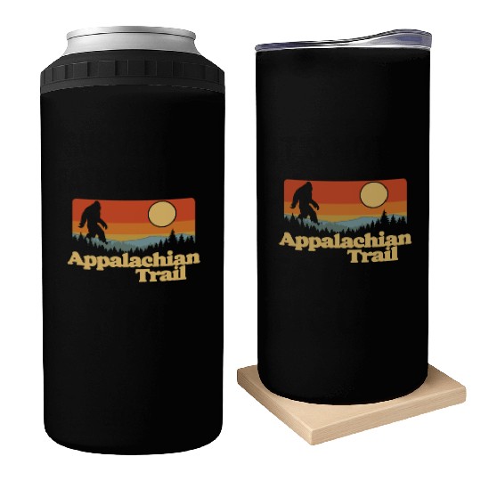 Appalachian Trail Bigfoot Outdoor Lover Vintage 80 Can Coolers