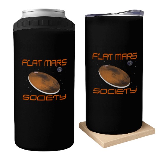Flat Mars Society Can Coolers