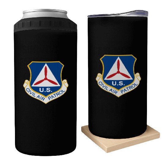 Civil Air Patrol Logo Air Force Cap Military Veter Can Coolers