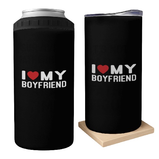 I Love My Boyfriend Can Coolers