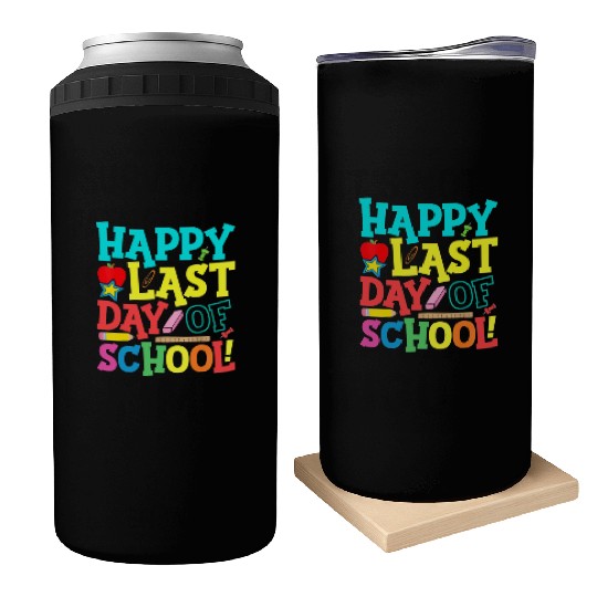 Happy Last Day Of School Teacher Can Coolers