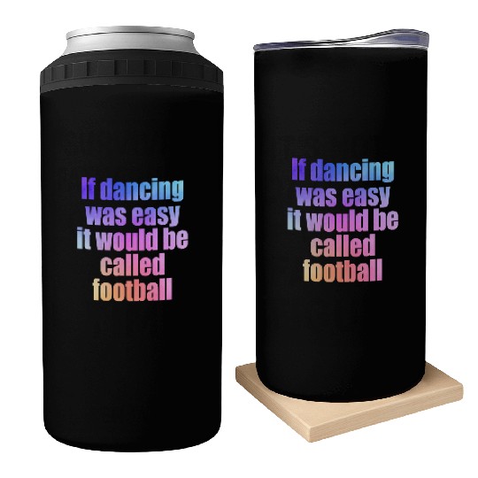 Dance school dance lessons dancing couple Football Can Coolers