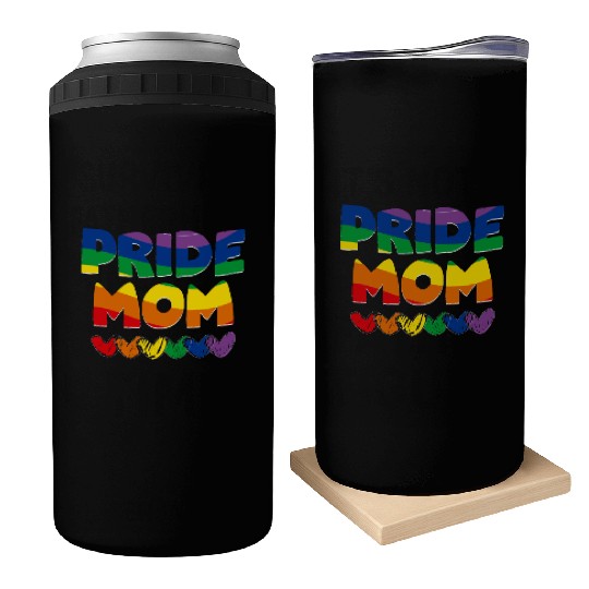Pride Mom Parent Of LGBTQ Gay Lesbian Homosexual Can Coolers