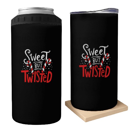 Sweet But Twisted Funny Christmas Candy Lollipop C Can Coolers