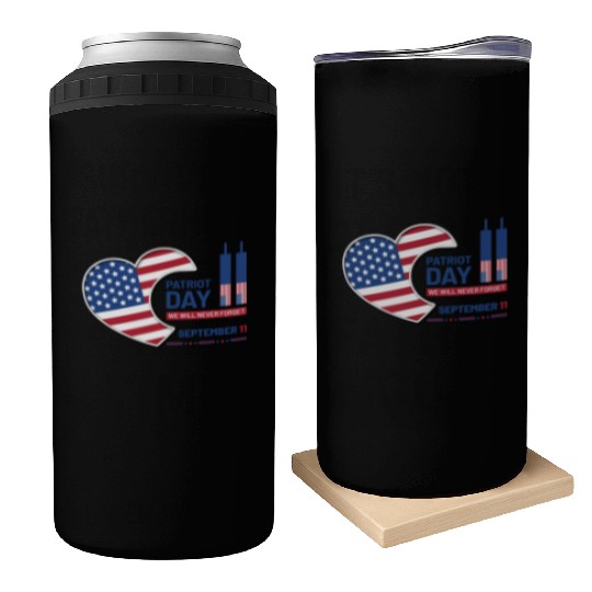 Patriot Day 9 11 USA Can Coolers