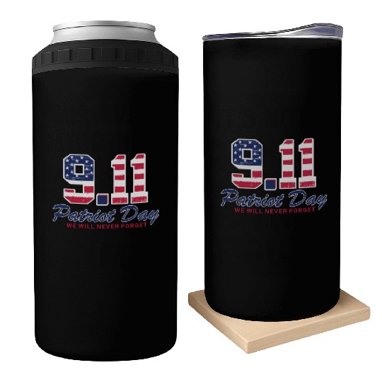 Patriot Day Never Forget 9 11 Anniversary Can Coolers