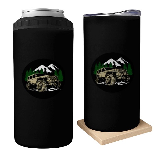 Mountain Jeep Can Coolers