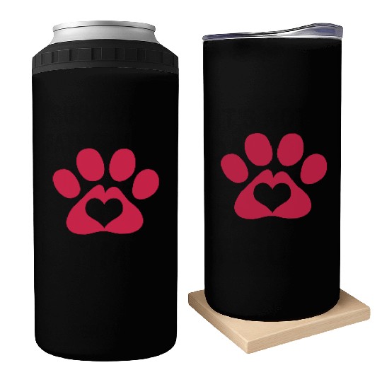 Dog Paw Adopt A Pet Dog Rescue Can Coolers