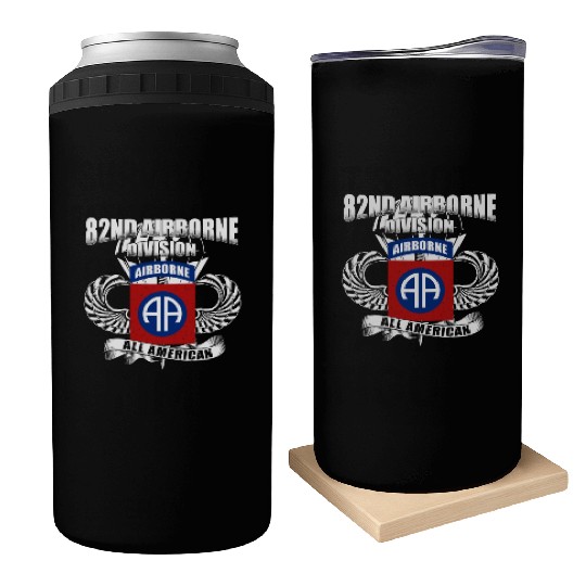 82nd Airborne Division US Army Can Coolers