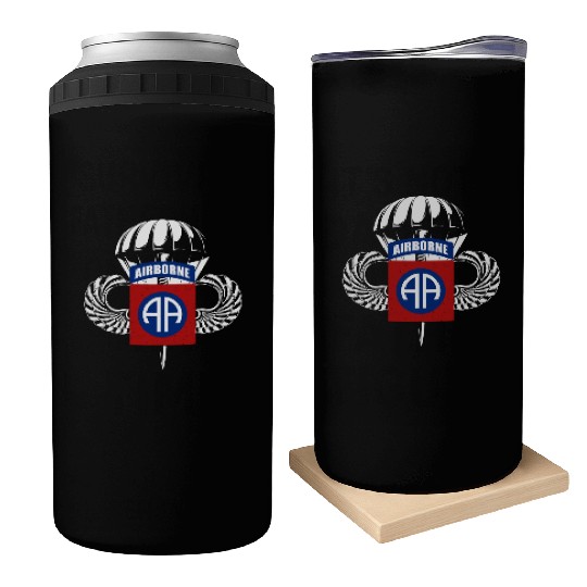 Airborne Paratrooper Wings US Army Military Can Coolers